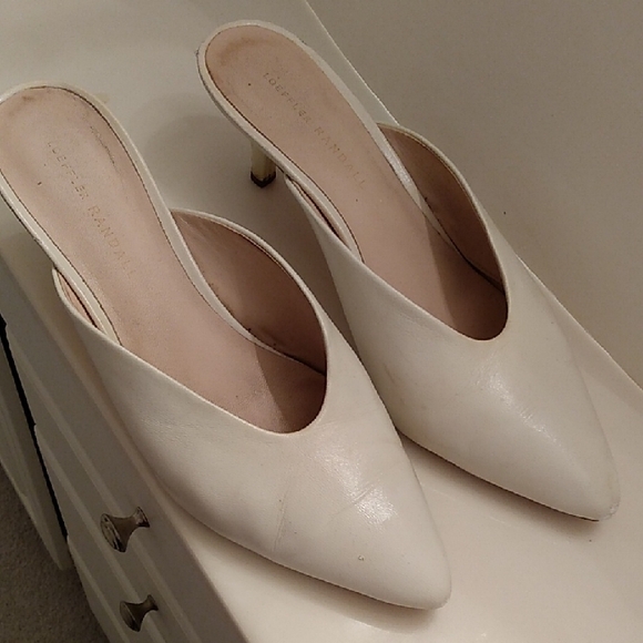 Loeffler Randall Juno Kitten Heel Open Back Slip on Mules - Picture 16 of 17